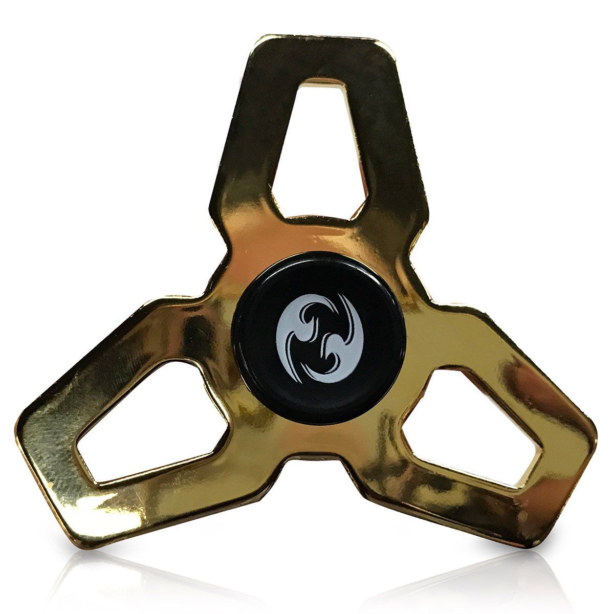 

Triangle Metal Finger Spinner, Golden
