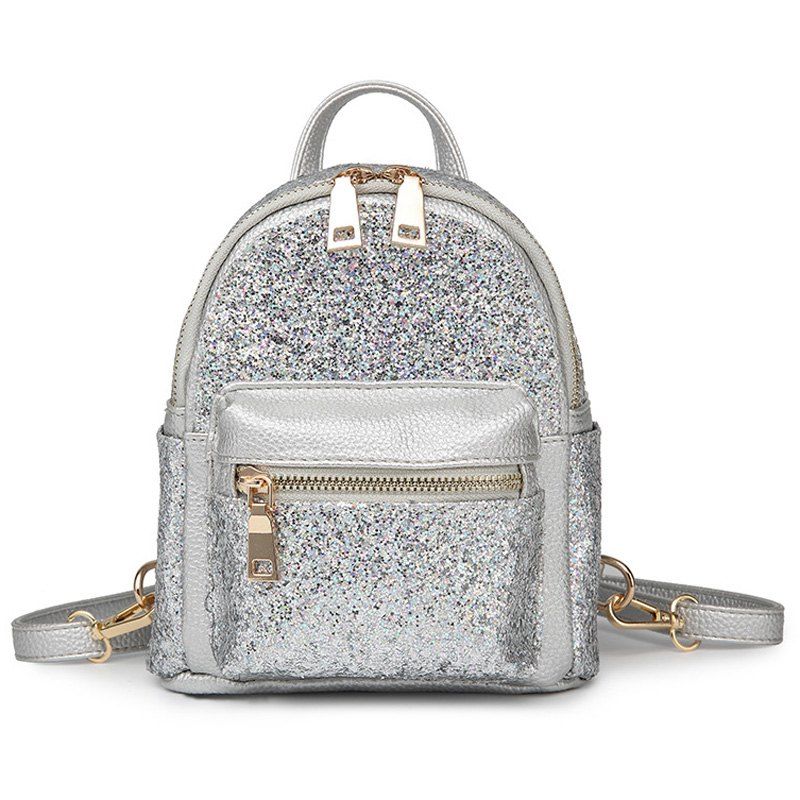 Mini Backpack Glitter Sequin For Women & Girls | Small 