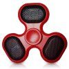 Spinner Musical Bluetooth avec Haut-Parleur et LED - Rouge 