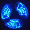 Stress Reliever Letters LED Fidget Spinner - Rouge 