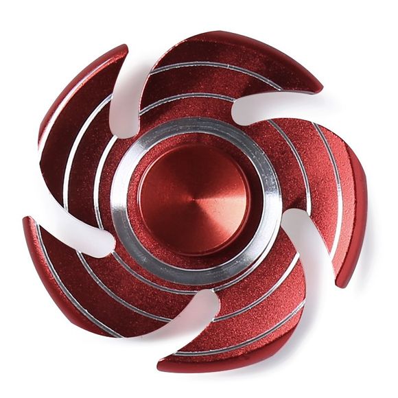 Fiddle Toy Whirlwind Fidget Metal Spinner - Rouge 