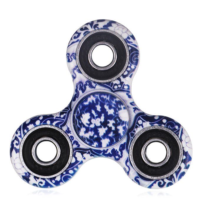 

Blue and White Porcelain Patterned Fidget Spinner