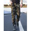 Pantalon Cargo Camouflage avec Multi-Poches - café 36