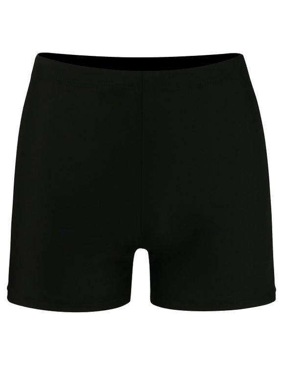 Quick Dry Graphic Sports Swim Shorts - Noir 3XL