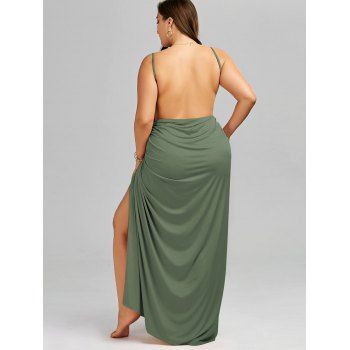 plus size maxi coverup