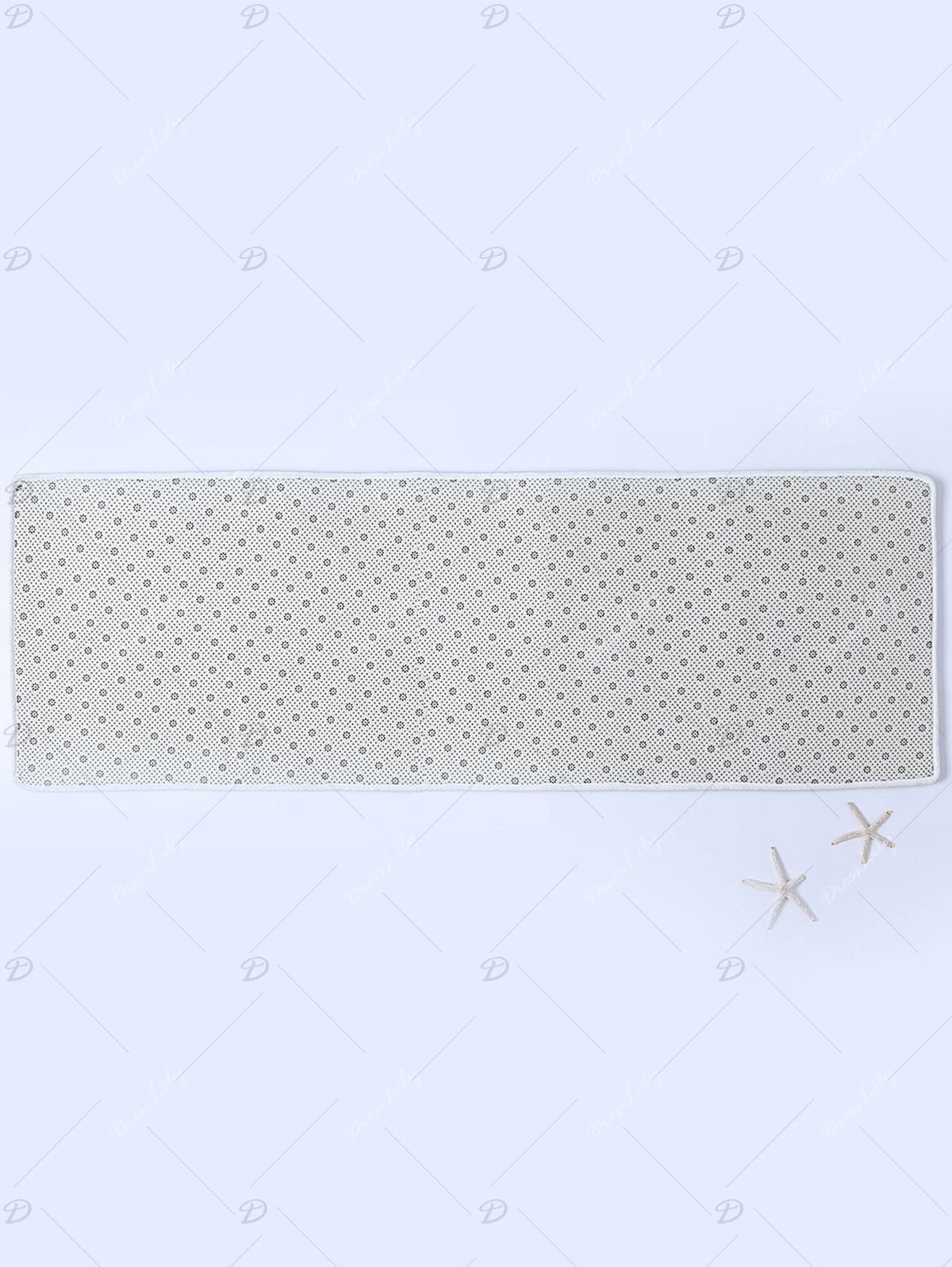 2018 Life Is Good Print Beach Antiskid Bathroom Rug SAND YELLOW In Bath