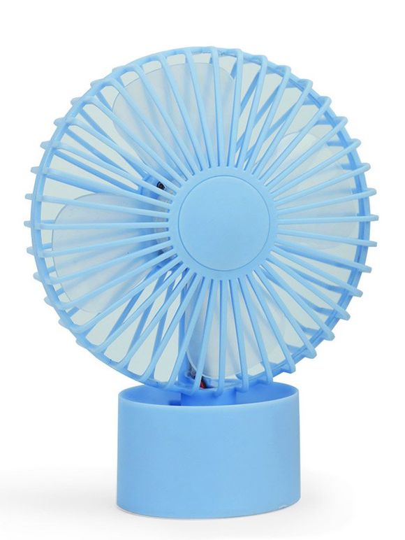 Mini ventilateur mini fleur Sun rechargeable USB - Bleu 