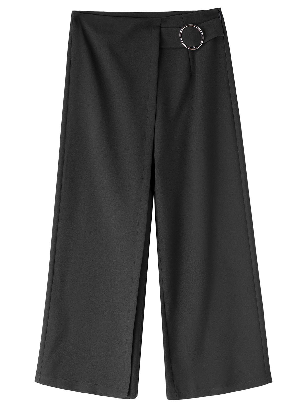 41-off-2021-wide-leg-plus-size-capri-gaucho-pants-in-black-dresslily