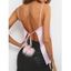 Backless Wrap Cami Top - PINK L