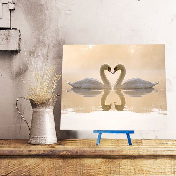 

Goose in Lake Pattern DIY 5D Resin Diamond Paperboard Painting, Colormix