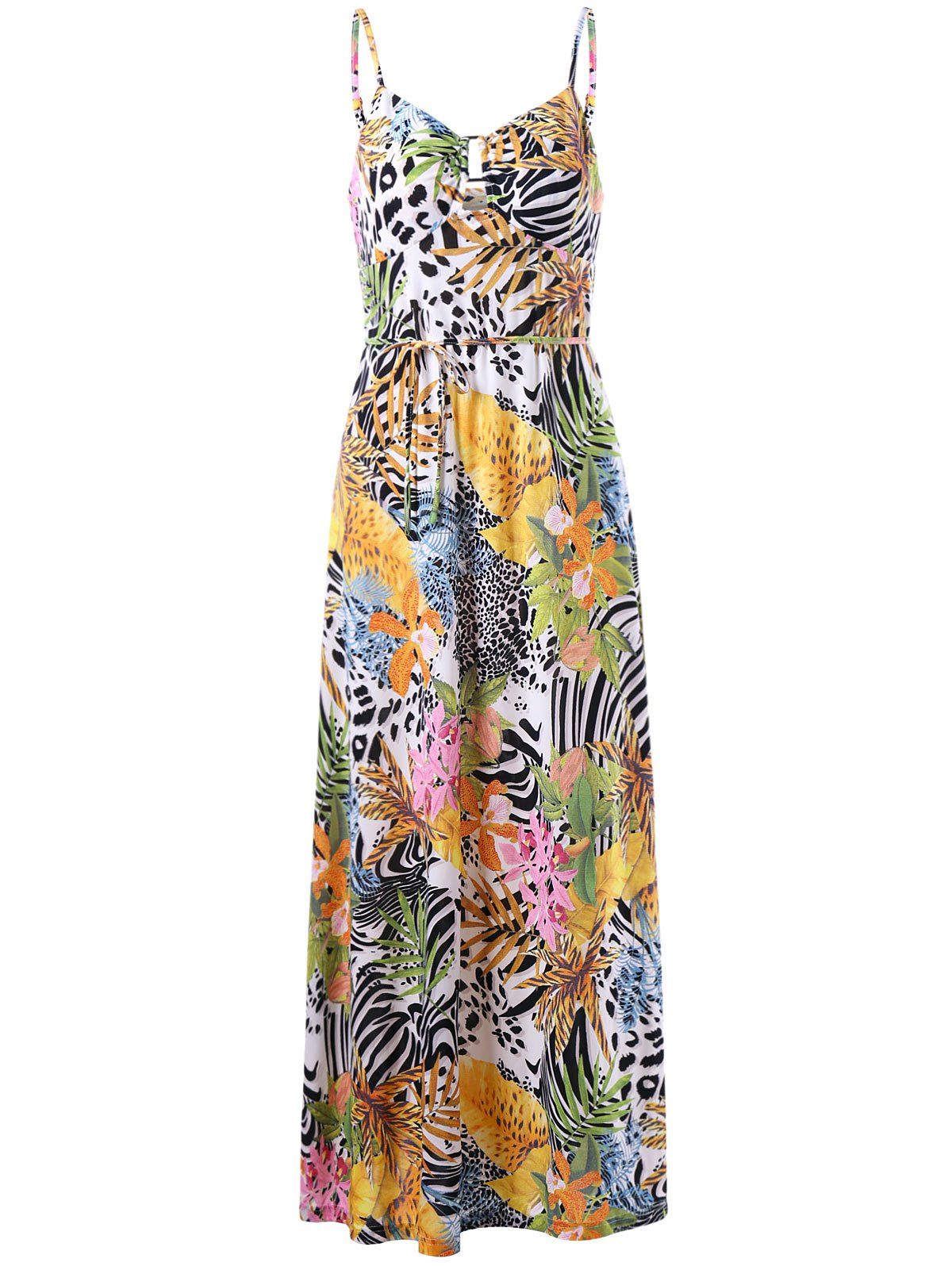 

Bohemian Tropical Maxi Dress, Colormix
