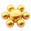 Six-ball Fidget Metal Spinner Fiddle Toy - d'or 