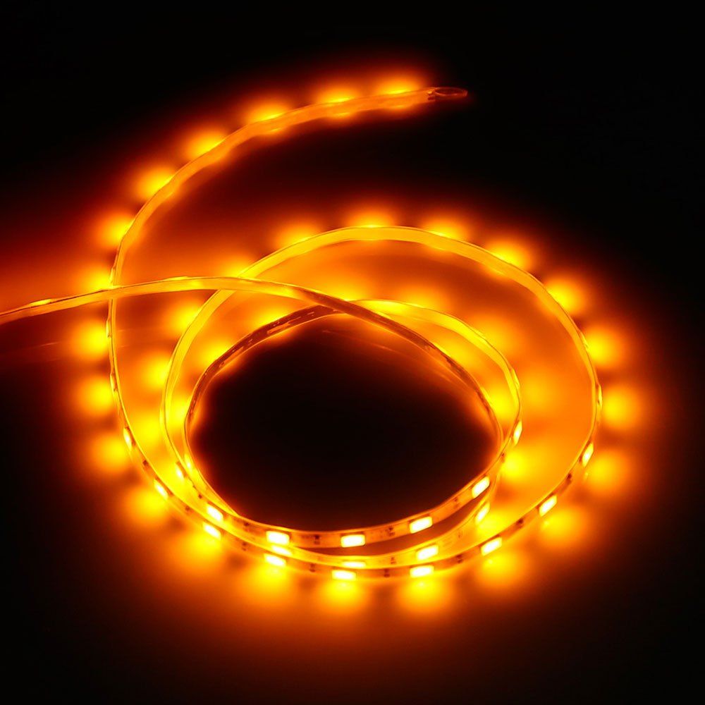 

5V SMD 5730 Waterproof USB 1M 60 LEDs Strip Light, Orange