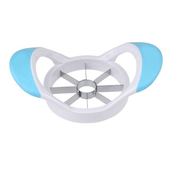 

Stainless Steel Apple Cutter Tool Fruit Slicer, Blue
