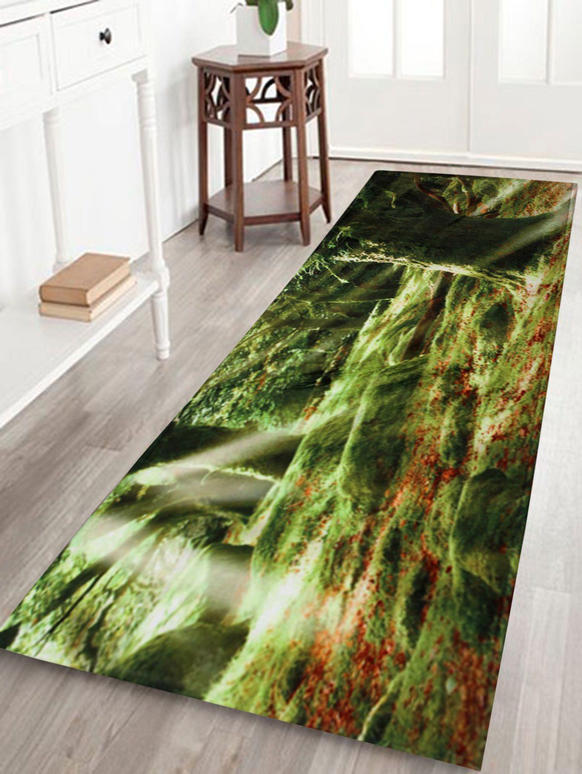 

Sunshine Trees Coral Fleece Water Absorption Bath Rug, Yellow green