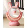 Portable Mini Table USB Cartoon Rabbit Fan - Rose 