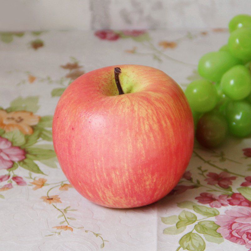 

Artificial Foam Simulation Fruit Decorative Apple, Pink