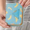 Bi Fold Fruit Imprimer petit portefeuille - Bleu 