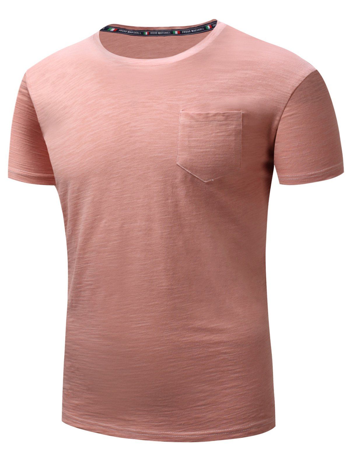 

Pocket Cotton Short Sleeve T-shirt, Watermelon red