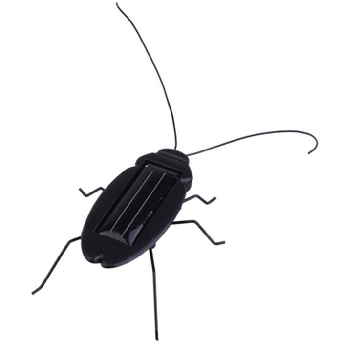 

Frightened Kit Solar Powered Cockroach, Black