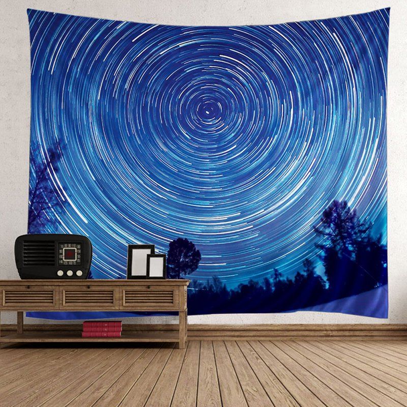 

Home Decor Star Vortex Tree Wall Tapestry, Blue