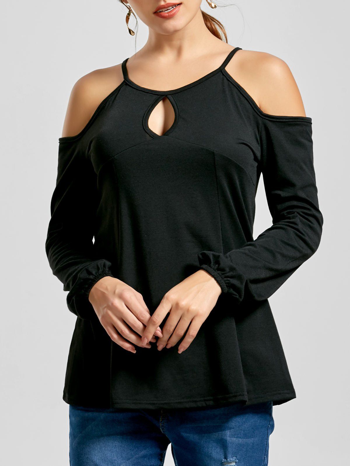 cold shoulder sleeve