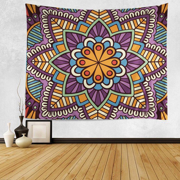 

Mandala Print Bohemian Tapestry Wall Hanging Art Decor, Colormix