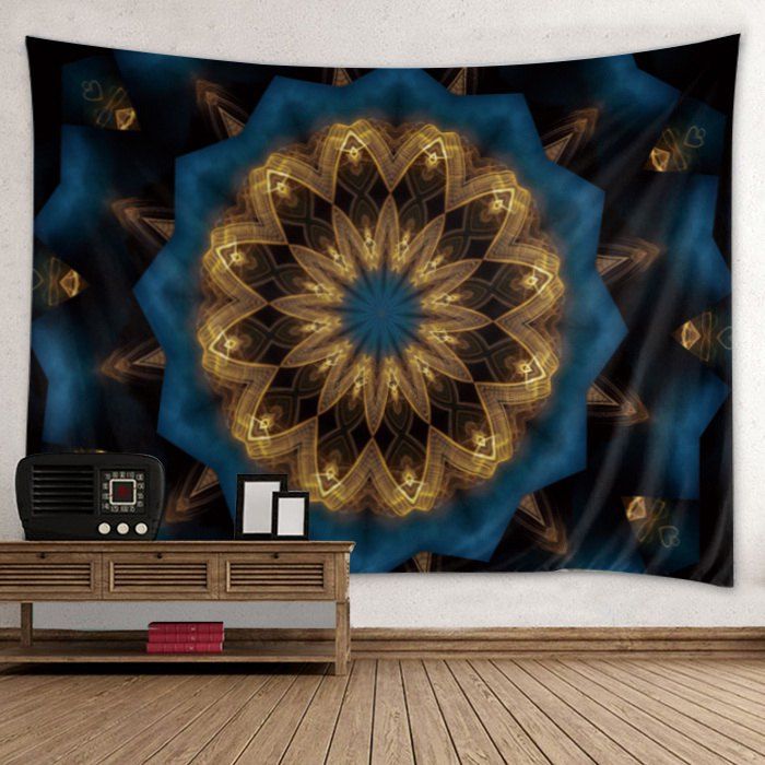 

Mandala Print Cool Tapestry Wall Hanging Art, Colormix