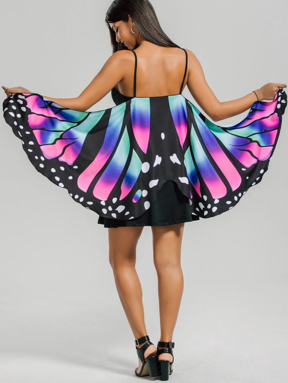 Robe de papillon - multicolore M