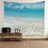 Tapisserie Imprimé à Imprimé Vagues sur la Plage - Pers W59 INCH * L59 INCH