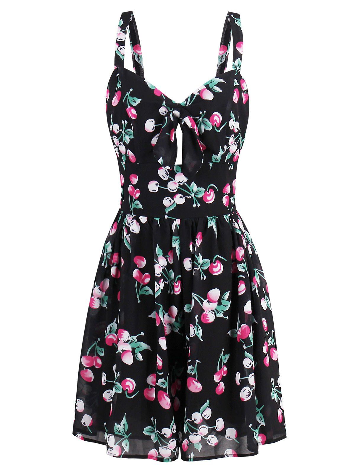

Mini Printed Flare Summer Dress, Colormix