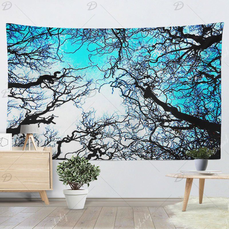 Photo Gallery Wall Hanging Forest Tree Printing Tapestry