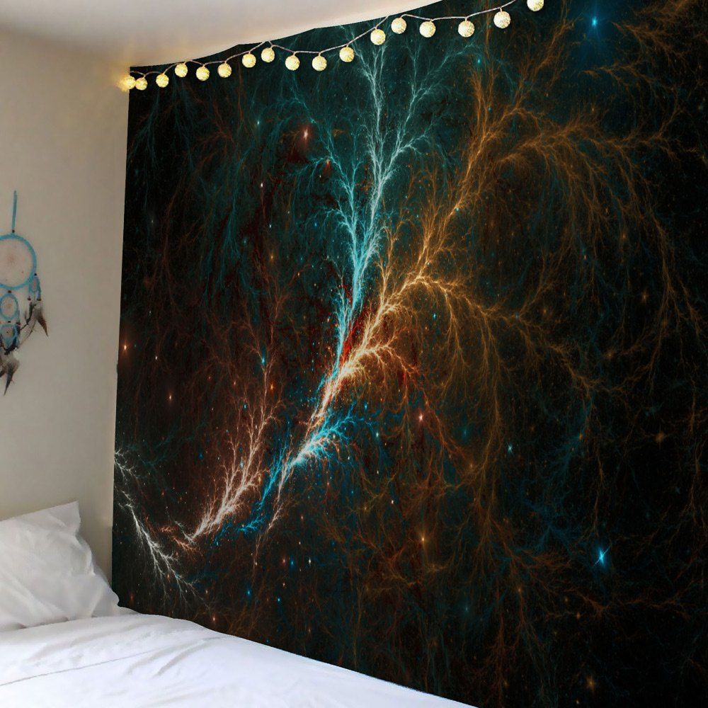 

Star Sky Printed Waterproof Wall Tapestry, Colorful