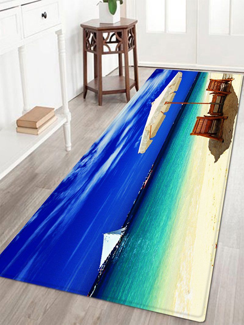 

Beach Holiday Sea Pattern Indoor Outdoor Area Rug, Blue