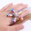 Star Flower Hand EDC Fidget Spinner Ring - multicolore 