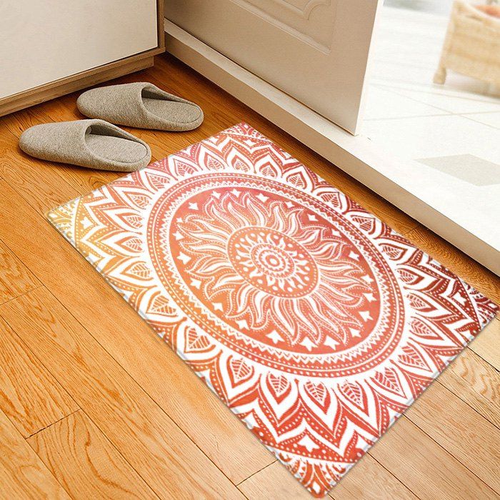 

Bohemian Mandala Pattern Indoor Outdoor Area Rug, Colormix