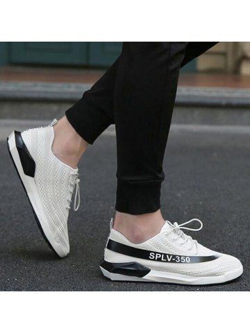 Mesh Color Block Low-Top Sneakers