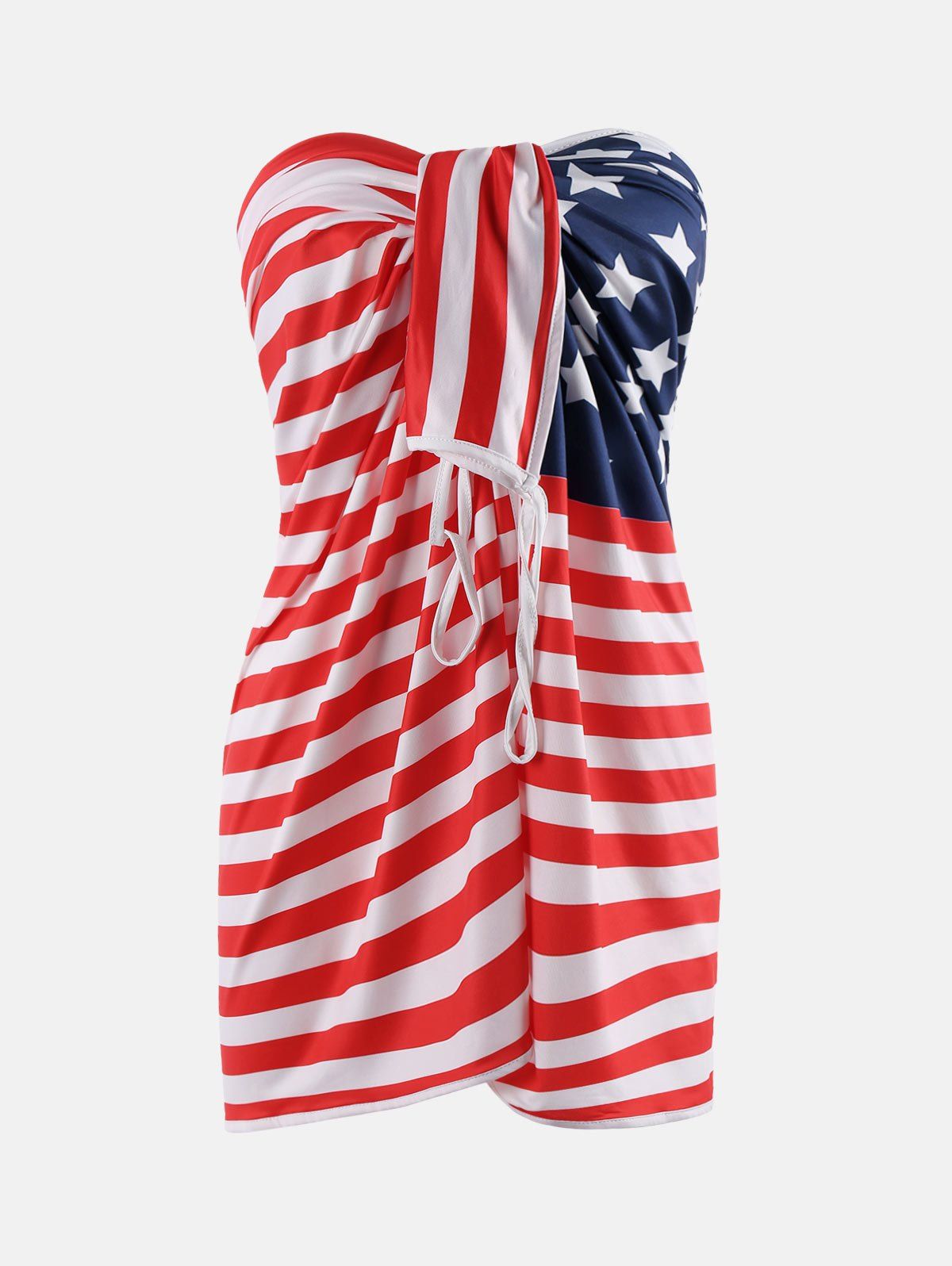 2018 Patriotic Cover Up American Flag Slip Dress COLORMIX S In Cover ...