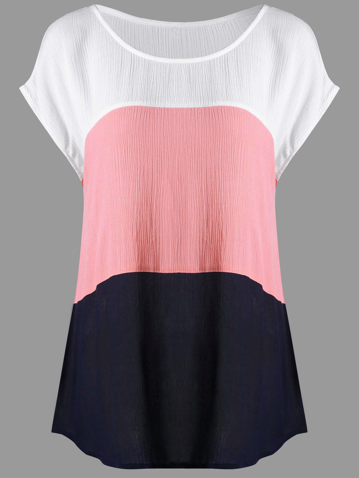 

Cap Sleeve Scoop Neck Tee, Colormix