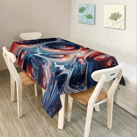 Nappe de Table Imperméable à Imprimé Galaxie Vortex - Royal W54 INCH * L72 INCH