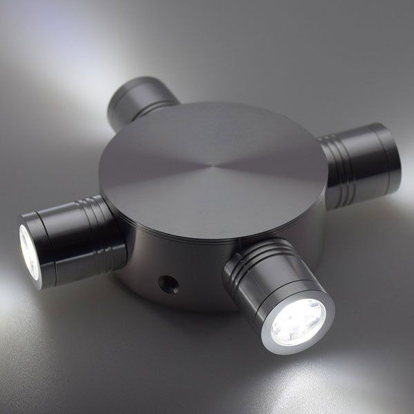

Modern LED Indoor Outdoor Fixture Wall Light, White light