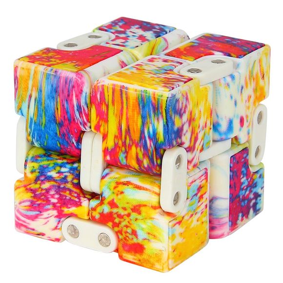 Cube à Bouger Antistress Infinity Jouet Imprimé Plastique EDC - coloré 