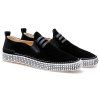 Elastic Band Laces Slip On Casual Shoes - Noir 40