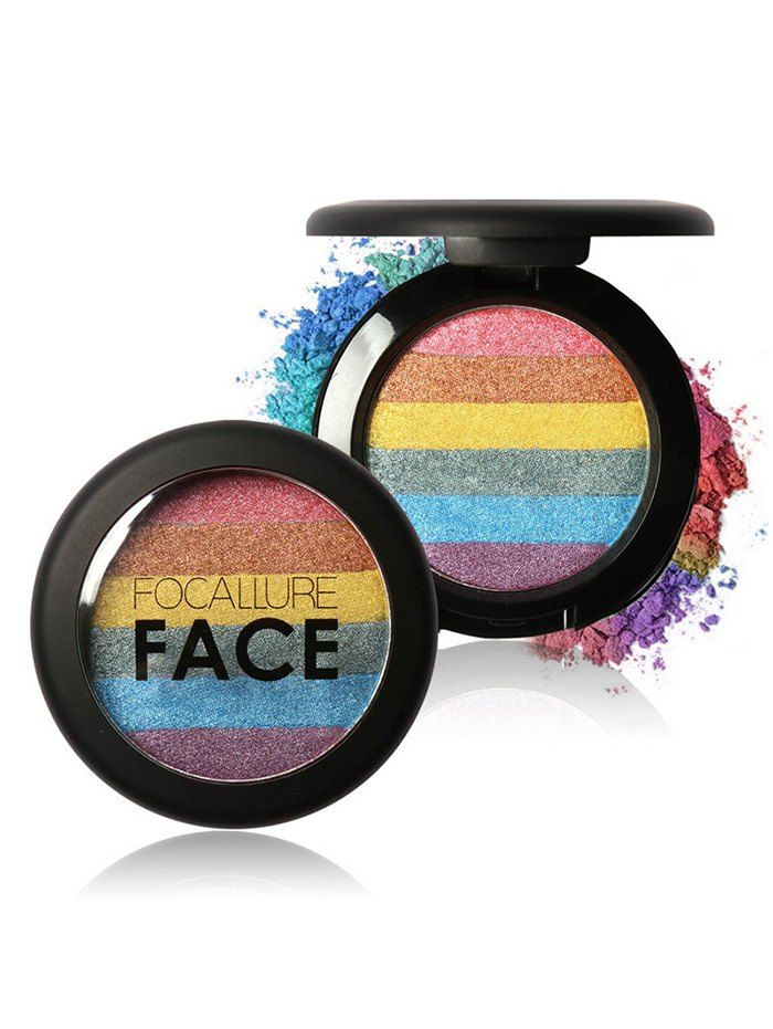 

Beauty Makeup Rainbow Highlighter Powder, #02