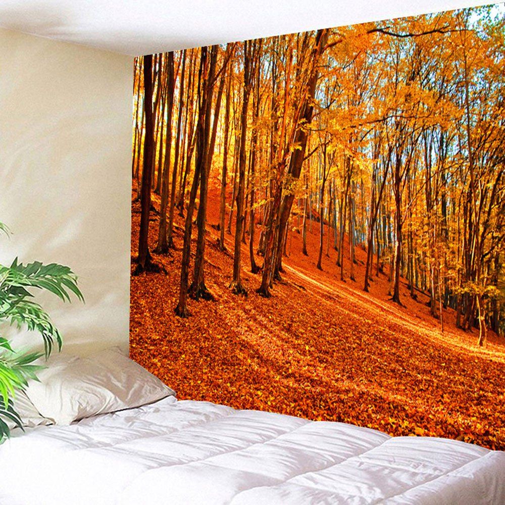 

Wall Art Maple Forest Tapestry Hanging Blanket, Orange