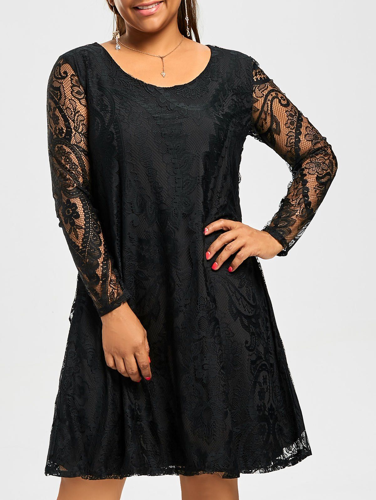 long sleeve sheer robe