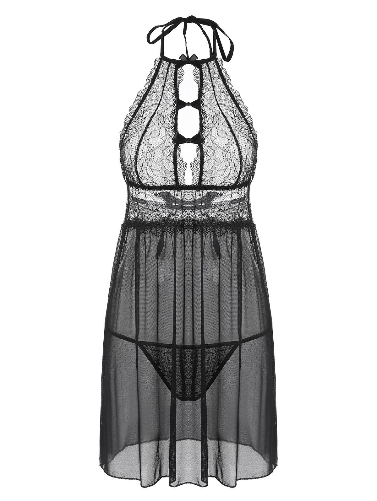 babydoll sheer dress