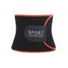 Entraînement de taille réglable sport ceinture de fitness - Orange Foncé ONE SIZE