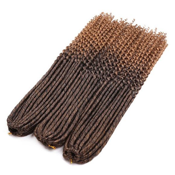 Faux Dread Locs Crochet Long Hair Braids Extensions - Brun Légère 