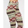 High Waisted Colorful Geometrical Print Leggings - COLORMIX S